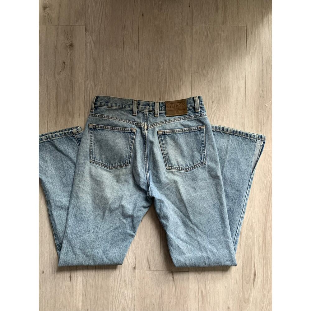 Vintage Guess Flare Leg Jeans Size 6/8 - Picture 6 of 7